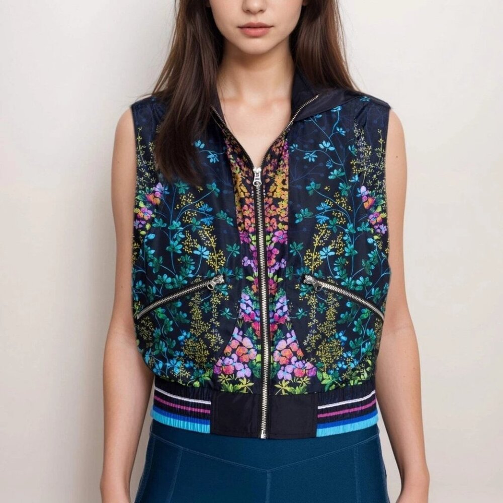 Johnny Was Bee Active Utility Vest Med NWT